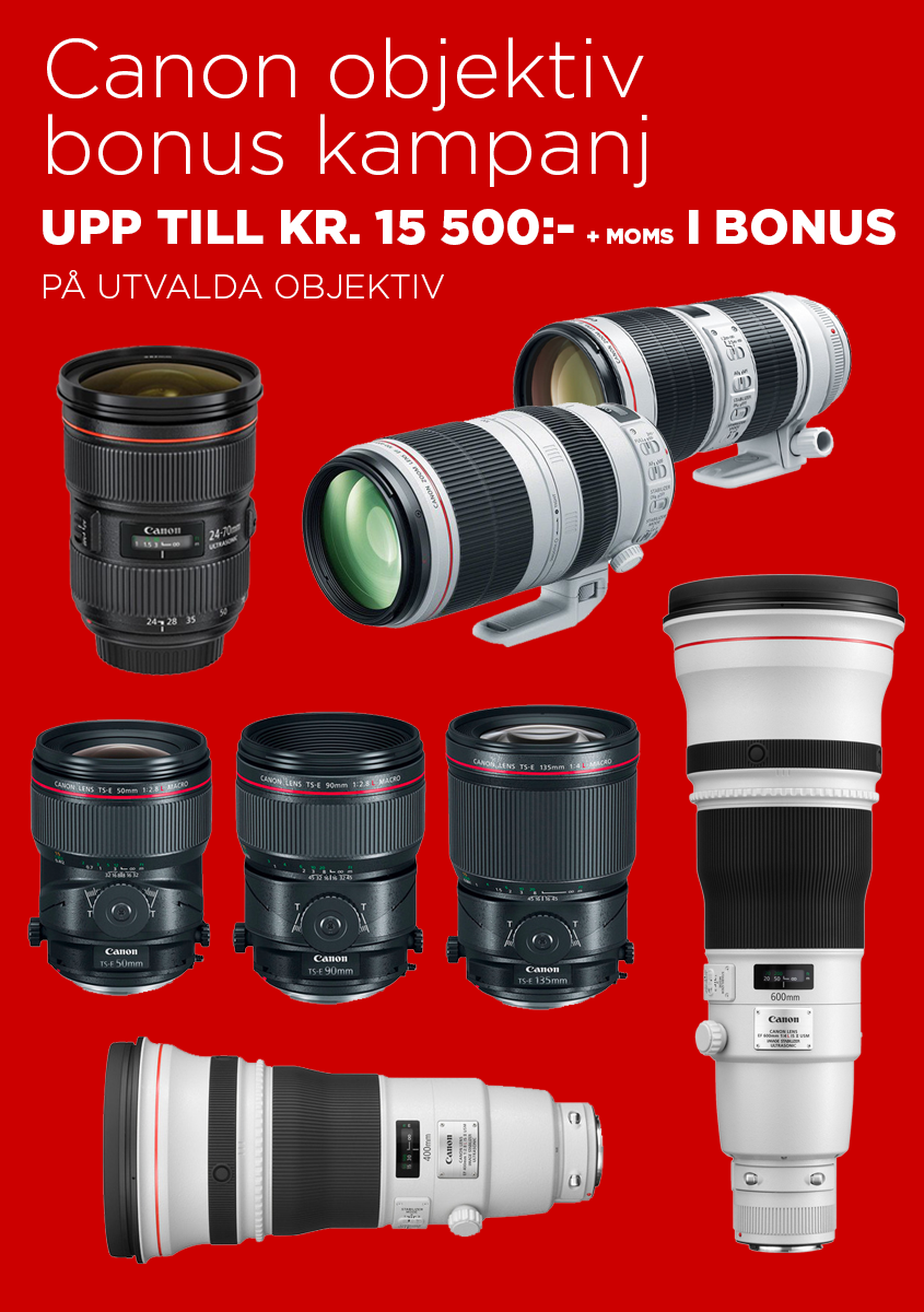 Canon objektiv kampanj